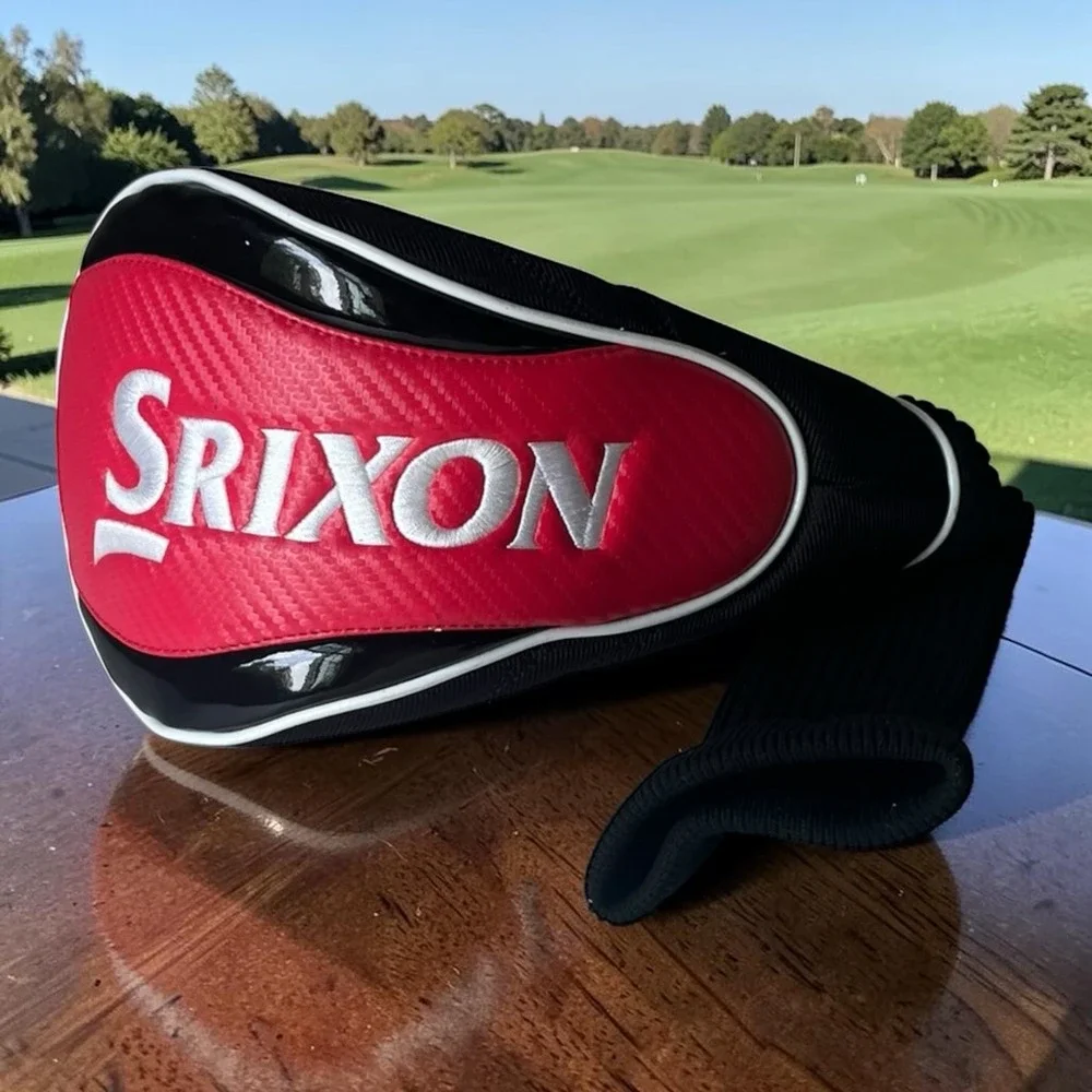 Srixon Driver Golf Headcover Head Cover Black Red Club Sock